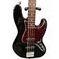 Used Fender Active Jazz Bass Black Electric Bass Guitar