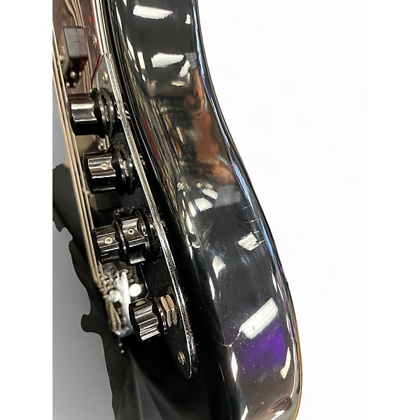 Used Fender Active Jazz Bass Black Electric Bass Guitar