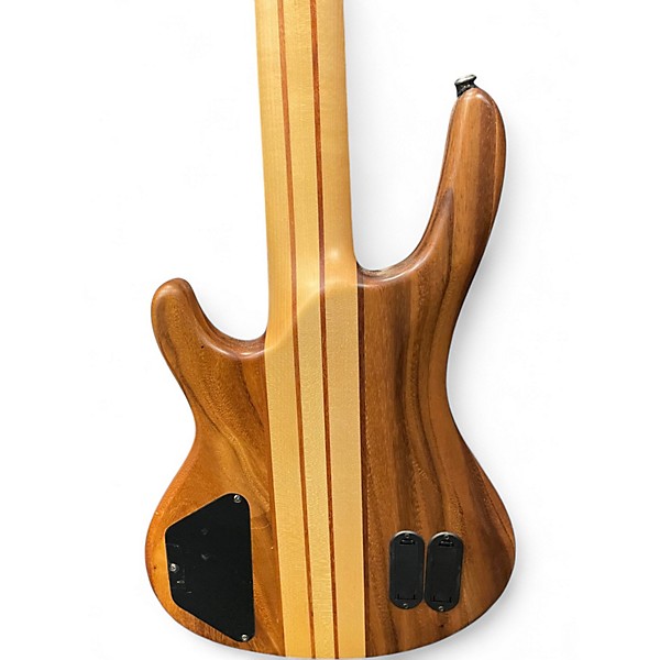 Used Rwg 5-string neck thru Natural Electric Bass Guitar