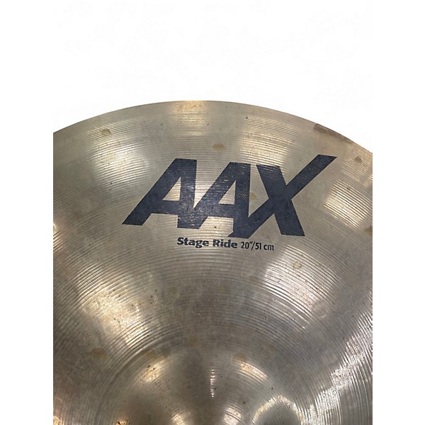 Used SABIAN 20in AAX Stage Ride Cymbal