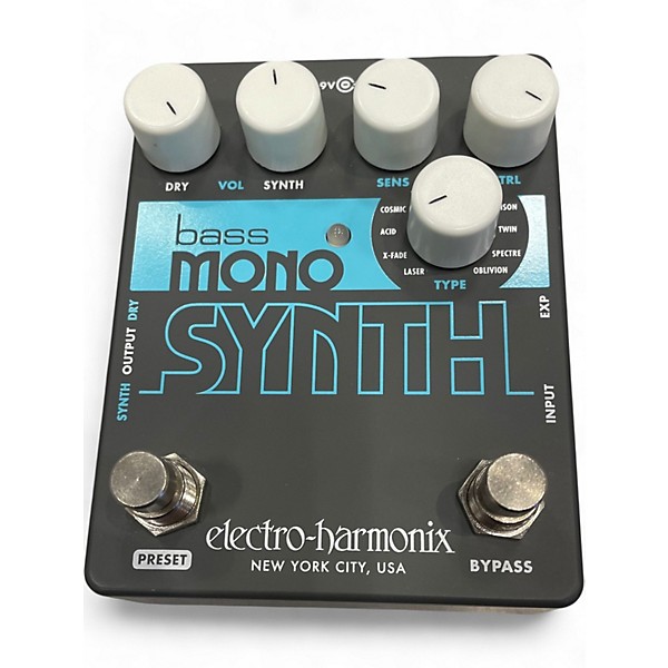 Used Electro-Harmonix Bass Mono Synth Bass Bass Effect Pedal