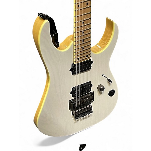 Used Ibanez RG652AHMAWD Trans White Solid Body Electric Guitar