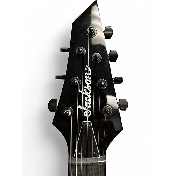 Used Jackson JS22-7 Dinky 7 String Black Solid Body Electric Guitar