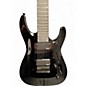Used Jackson JS22-7 Dinky 7 String Black Solid Body Electric Guitar