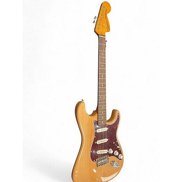 Used Squier Classic Vibes 1970's Stratocaster Natural Solid Body Electric Guitar