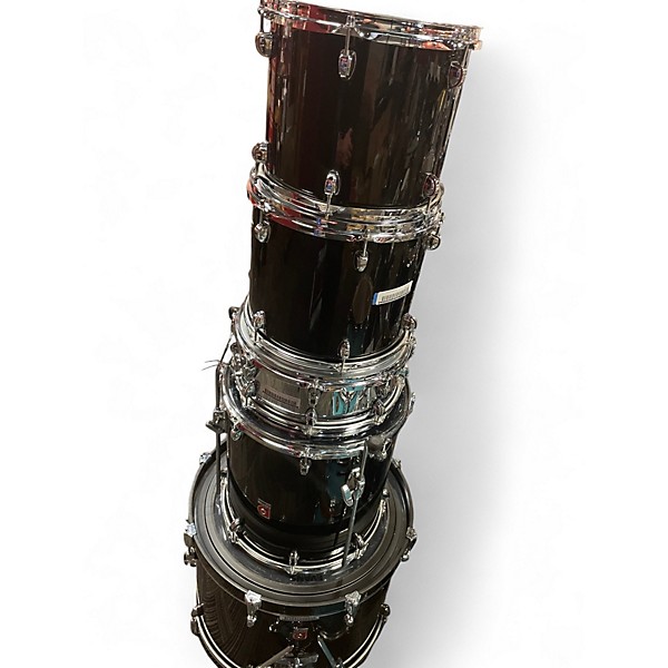 Used Premier 5 Piece Artist Maple ELITE BLACK Drum Kit