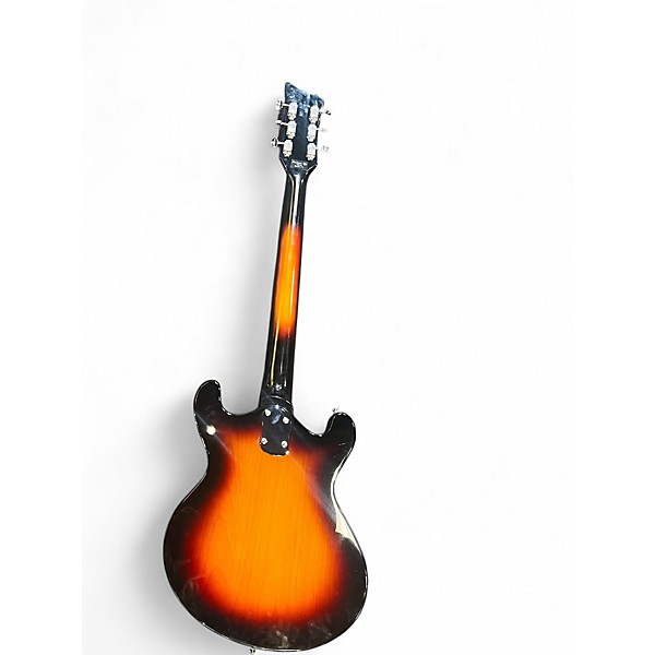 Used Danelectro 66BT Tobacco Burst Hollow Body Electric Guitar