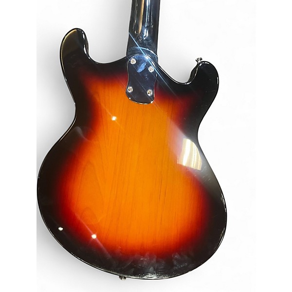 Used Danelectro 66BT Tobacco Burst Hollow Body Electric Guitar