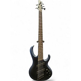 Used Ibanez BTB605MS Midnight Arctic Ocean Matte Electric Bass Guitar