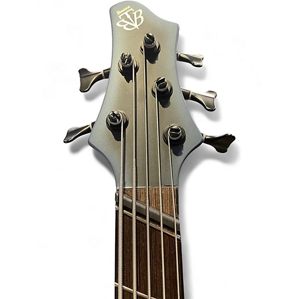 Used Ibanez BTB605MS Midnight Arctic Ocean Matte Electric Bass Guitar