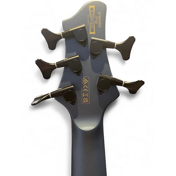 Used Ibanez BTB605MS Midnight Arctic Ocean Matte Electric Bass Guitar