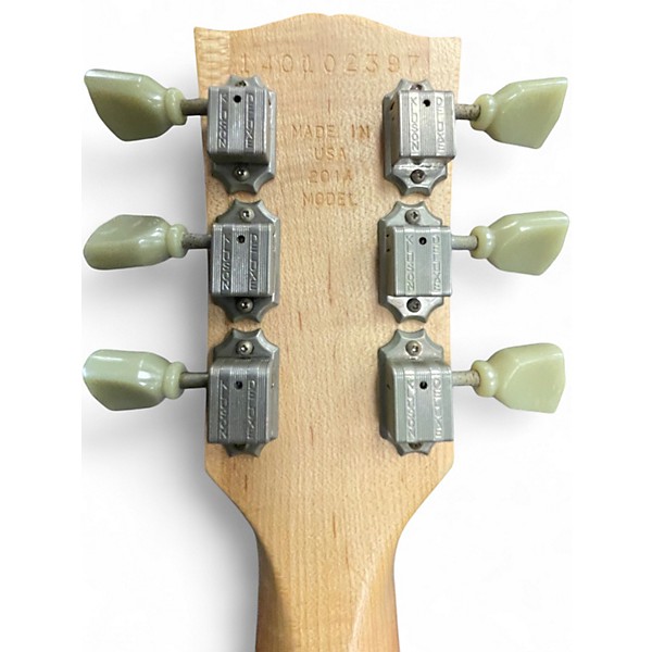 Used 2014 Gibson Les Paul Jr 120th anniversary edition Vintage Sunburst Solid Body Electric Guitar