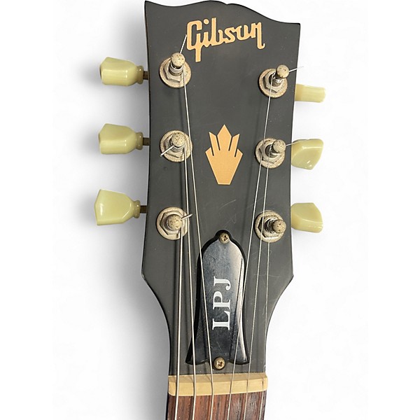 Used 2014 Gibson Les Paul Jr 120th anniversary edition Vintage Sunburst Solid Body Electric Guitar