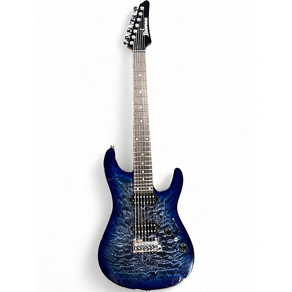 Used Ibanez AZ427P2QM TWILIGHT BLUE BURST Solid Body Electric Guitar