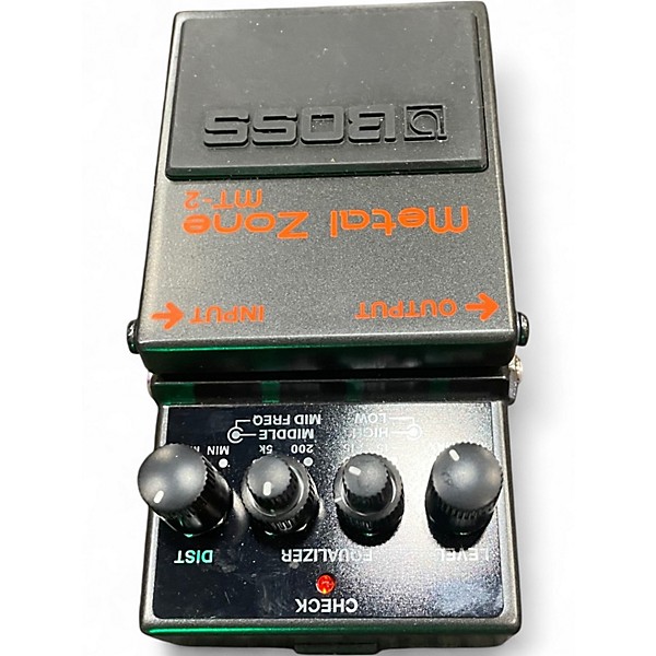 Used BOSS MT2 Metal Zone Distortion Effect Pedal