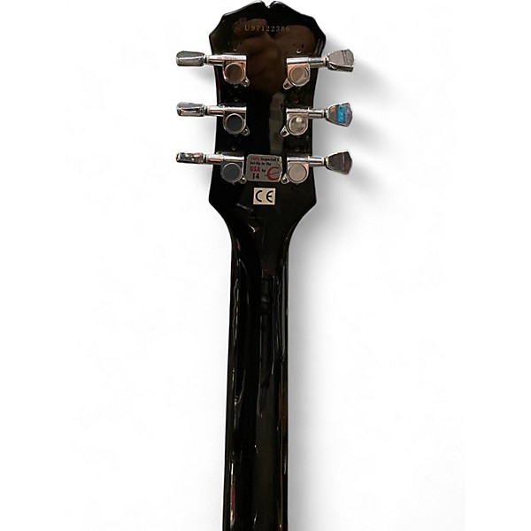 Used Epiphone Les Paul Custom Black Solid Body Electric Guitar