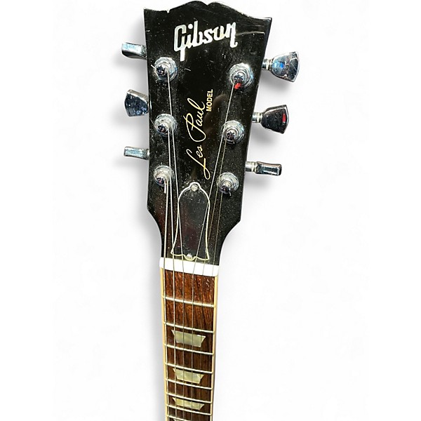 Used Gibson Les Paul Classic P90 Black Solid Body Electric Guitar