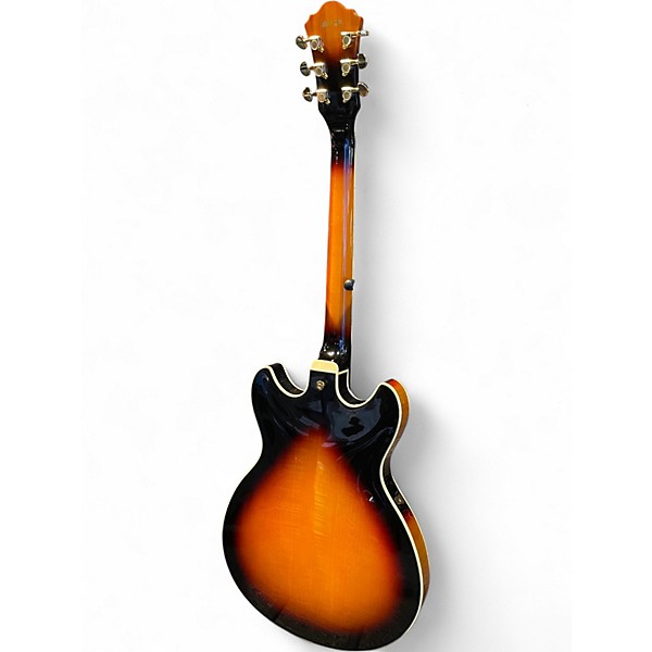 Used Ibanez AS113 3 Color Sunburst Hollow Body Electric Guitar