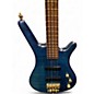 Used Warwick Corvette 4 String Proline Trans Blue                    Electric Bass Guitar thumbnail