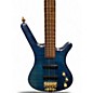 Used Warwick Corvette 4 String Proline Trans Blue                    Electric Bass Guitar