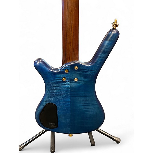 Used Warwick Corvette 4 String Proline Trans Blue                    Electric Bass Guitar