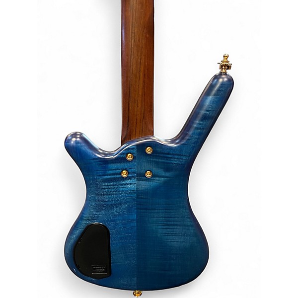 Used Warwick Corvette 4 String Proline Trans Blue                    Electric Bass Guitar