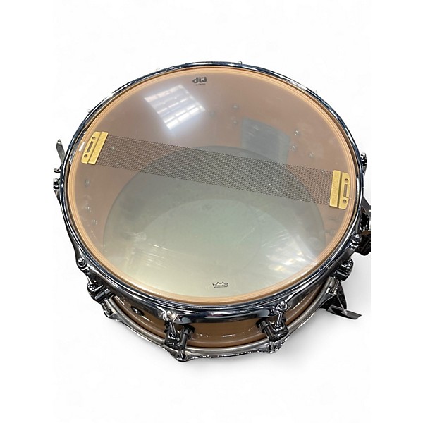 Used DW 14X6.5 Performance Series Snare NATURAL LACQUER Drum