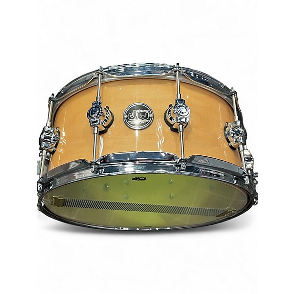 Used DW 14X6.5 Performance Series Snare NATURAL LACQUER Drum