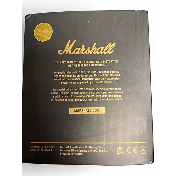 Used Marshall JCM900 DISTORTION PEDAL Effect Pedal
