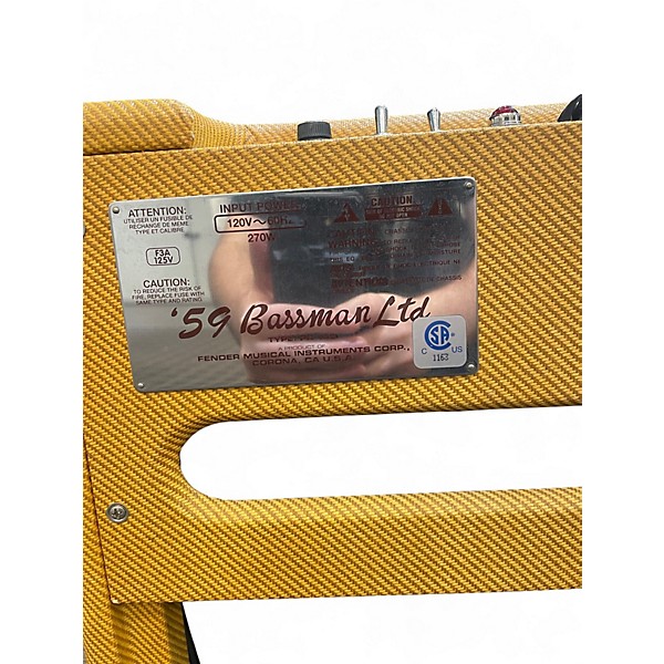 Used Fender 59' BASSMAN 45W Bass Power Amp