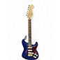 Used Fender Deluxe Players Stratocaster Blue Sapphire Solid Body Electric Guitar thumbnail