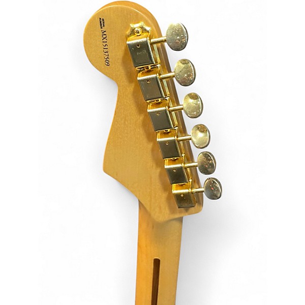 Used Fender Deluxe Players Stratocaster Blue Sapphire Solid Body Electric Guitar