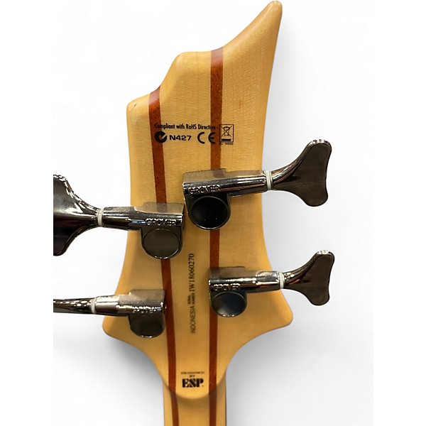 Used Ltd D-4 Walnut Electric Bass Guitar