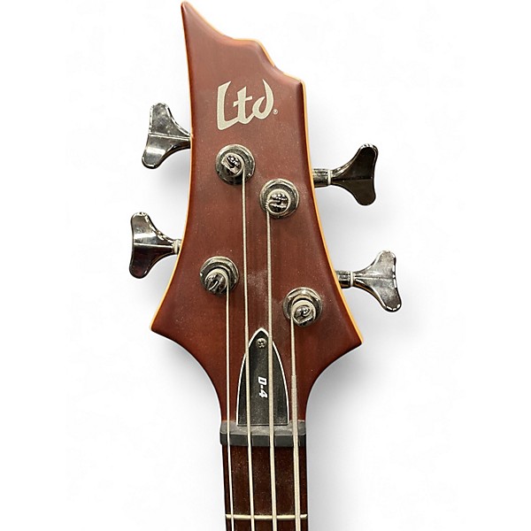 Used Ltd D-4 Walnut Electric Bass Guitar