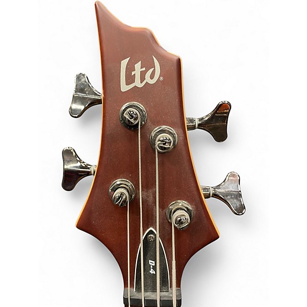 Used Ltd D-4 Walnut Electric Bass Guitar
