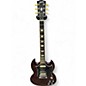 Used 2012 Gibson SG Burgundy Solid Body Electric Guitar thumbnail
