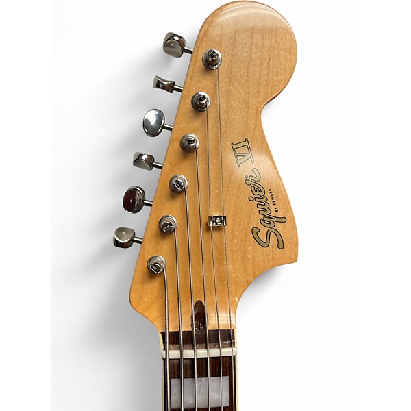 Used Squier classic vibe Bass VI Black Electric Bass Guitar