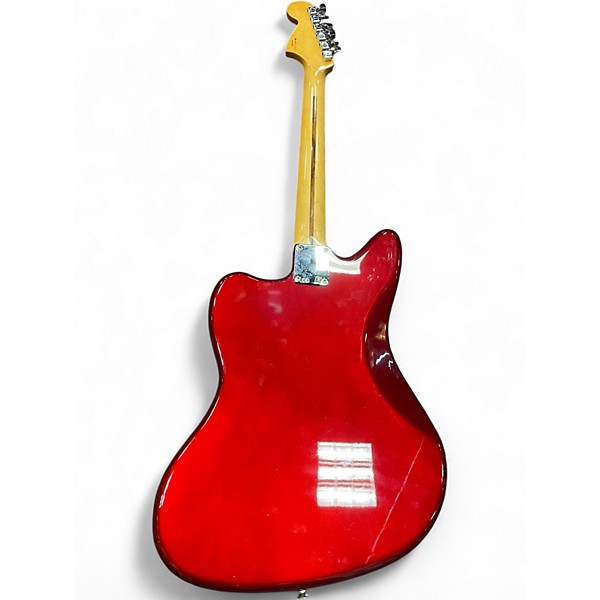 Used Fender Blacktop Jaguar 90 Candy Apple Red Solid Body Electric Guitar