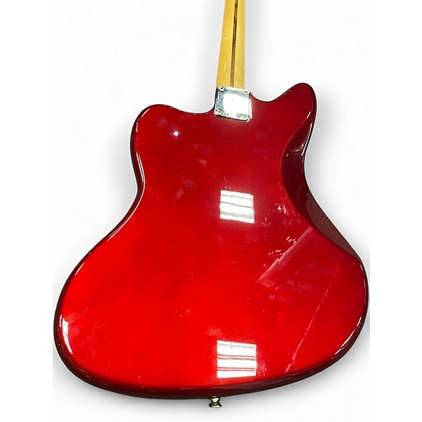 Used Fender Blacktop Jaguar 90 Candy Apple Red Solid Body Electric Guitar