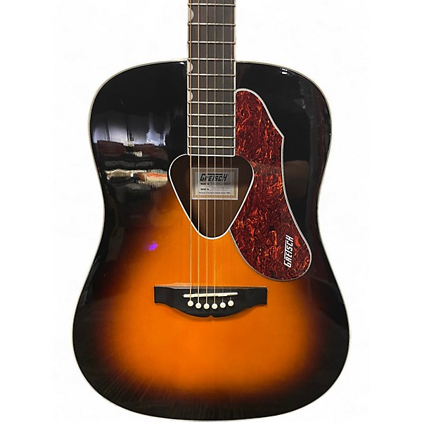Used Gretsch Guitars G5024E Rancher Sunburst Acoustic Electric Guitar