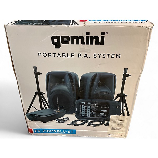 Used Gemini ES210MXBLU Sound Package