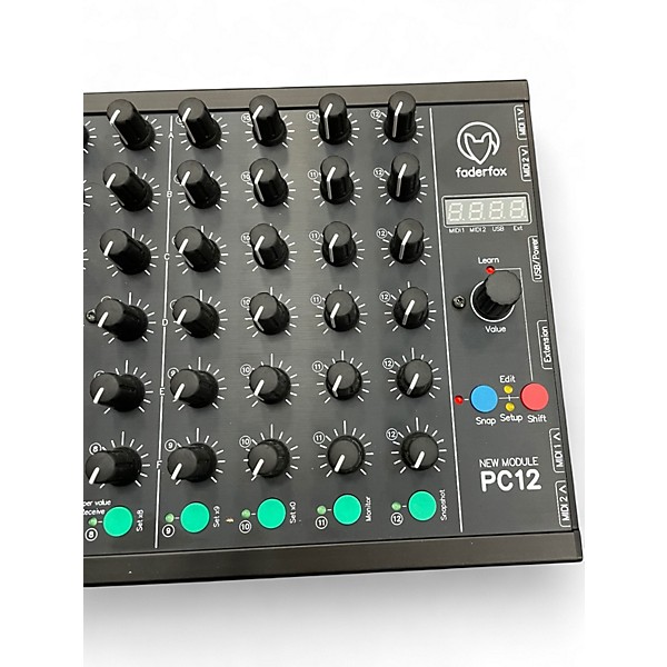 Used Faderfox PC12 MIDI Controller
