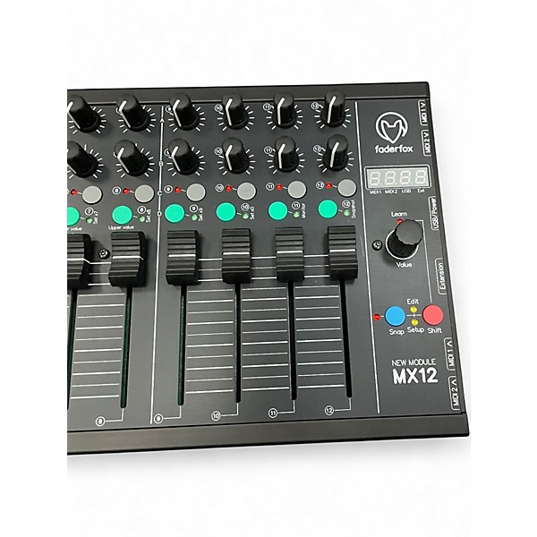 Used Faderfox MX12 MIDI Controller