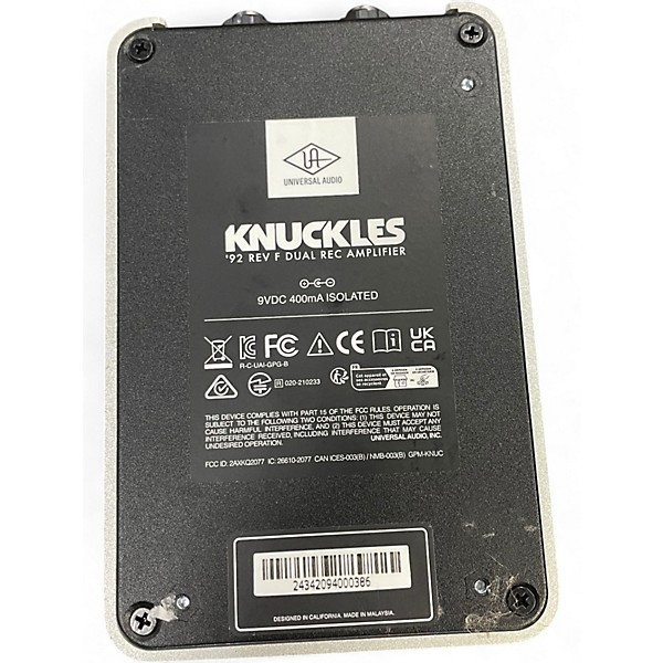 Used Universal Audio knuckles Guitar Preamp