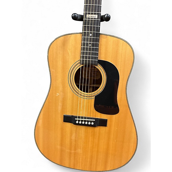 Used Washburn D24S Natural Acoustic Guitar