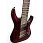 Used Schecter Guitar Research C8 Silver Mountain  Blood Moon Solid Body Electric Guitar