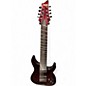 Used Schecter Guitar Research C8 Silver Mountain  Blood Moon Solid Body Electric Guitar