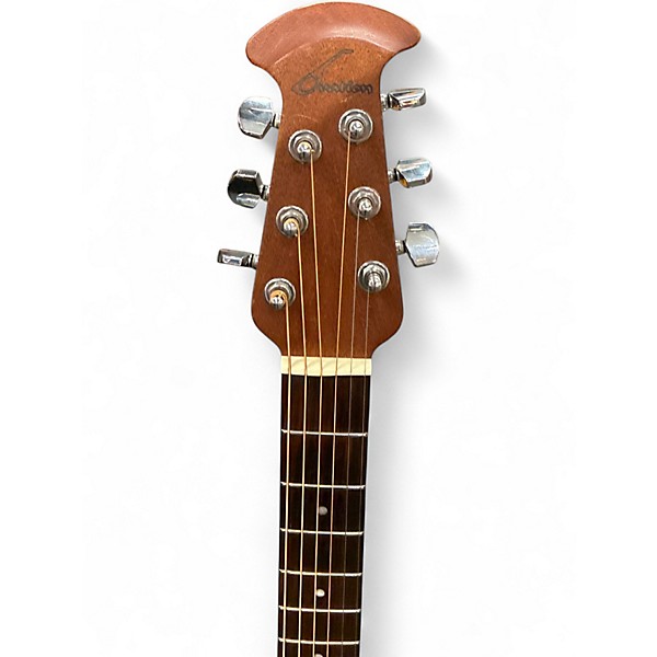 Used Ovation 1861 Standard Balladeer USA Black Acoustic Electric Guitar