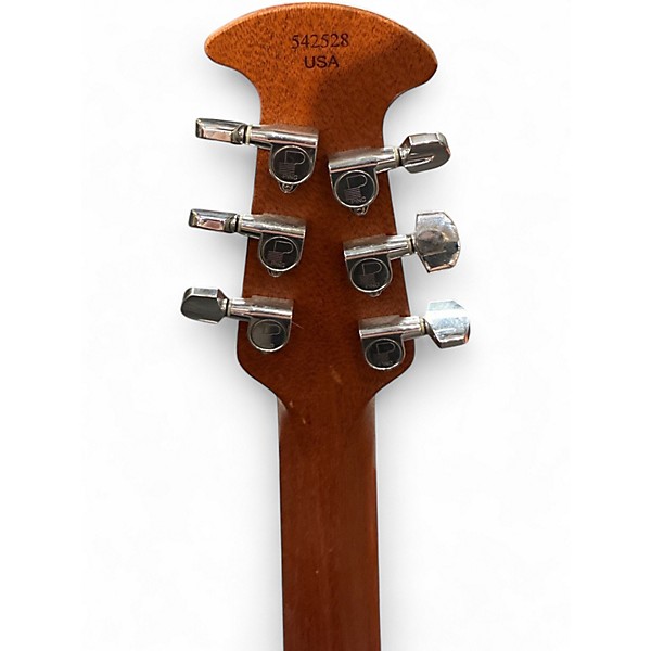 Used Ovation 1861 Standard Balladeer USA Black Acoustic Electric Guitar