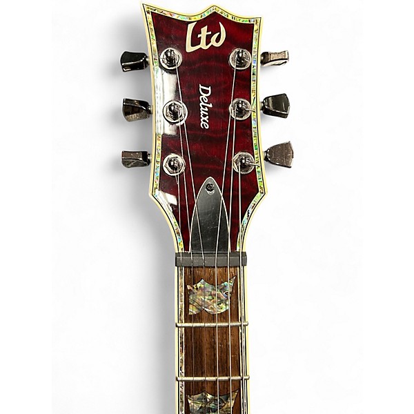 Used Ltd EC-1000 DELUXE RED Solid Body Electric Guitar